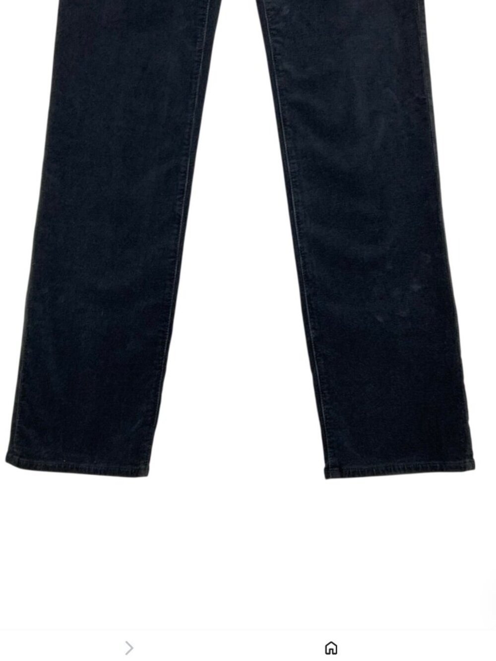 AG Adriano Goldschmied Alexxis High Rise Vintage Straight Corduroy Jean 26 Black - Picture 10 of 13